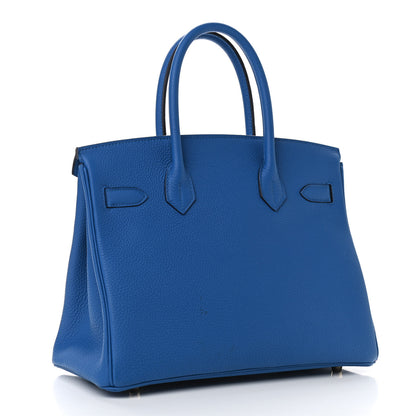 Hermes Togo Birkin 30 Bleu Zellige 3 of 10