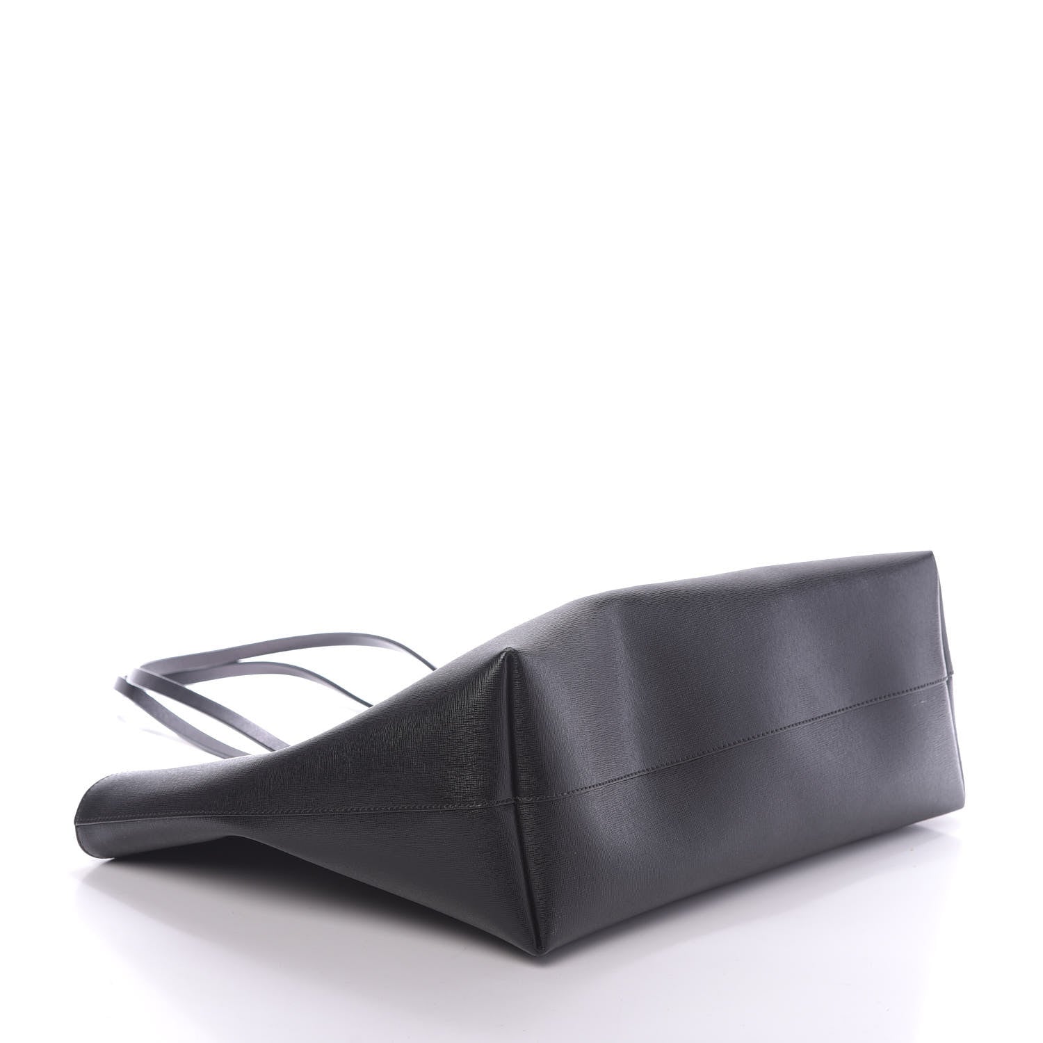 Fendi Vitello Elite Cuoio Monster Buggies Medium Roll Tote Black Multicolor Blue Cobalto 4 of 11