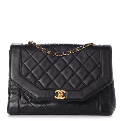 Chanel Lambskin Quilted Medium Single Flap Black 1 of 11