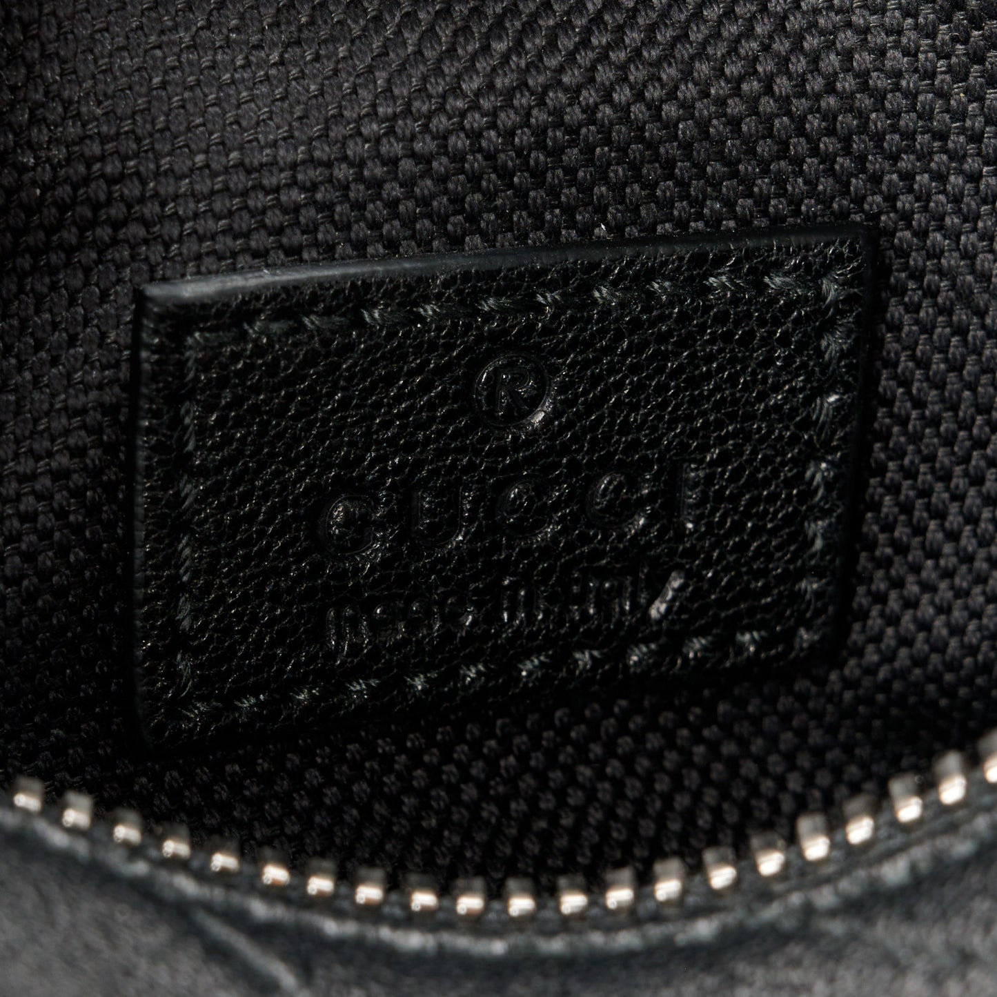 Sakai Be Green Calfskin Diagonal Stitched Mini Blondie Barrel Shoulder Bag Black