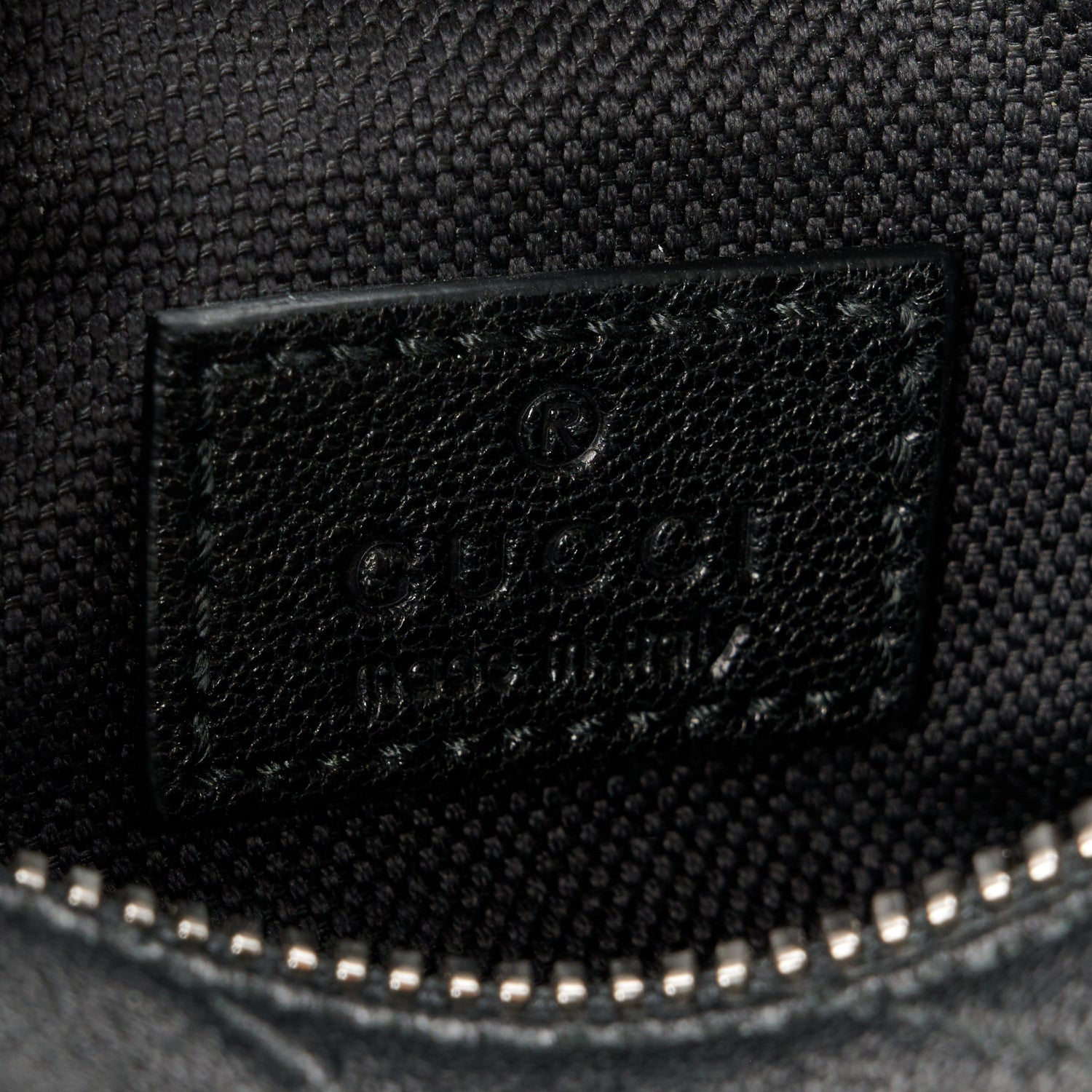 Gucci Sakai Be Green Calfskin Diagonal Stitched Mini Blondie Barrel Shoulder Bag Black 6 of 9