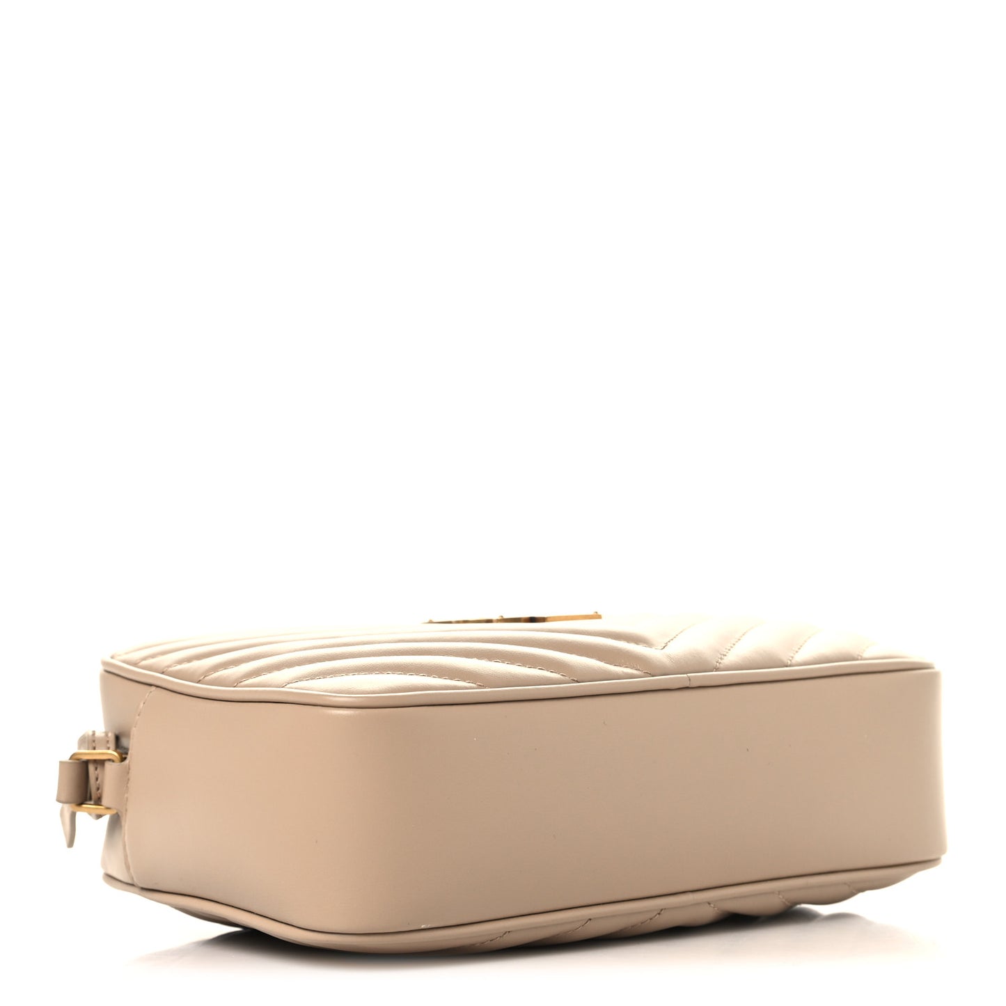Calfskin Matelasse Monogram Lou Camera Bag Dark Beige