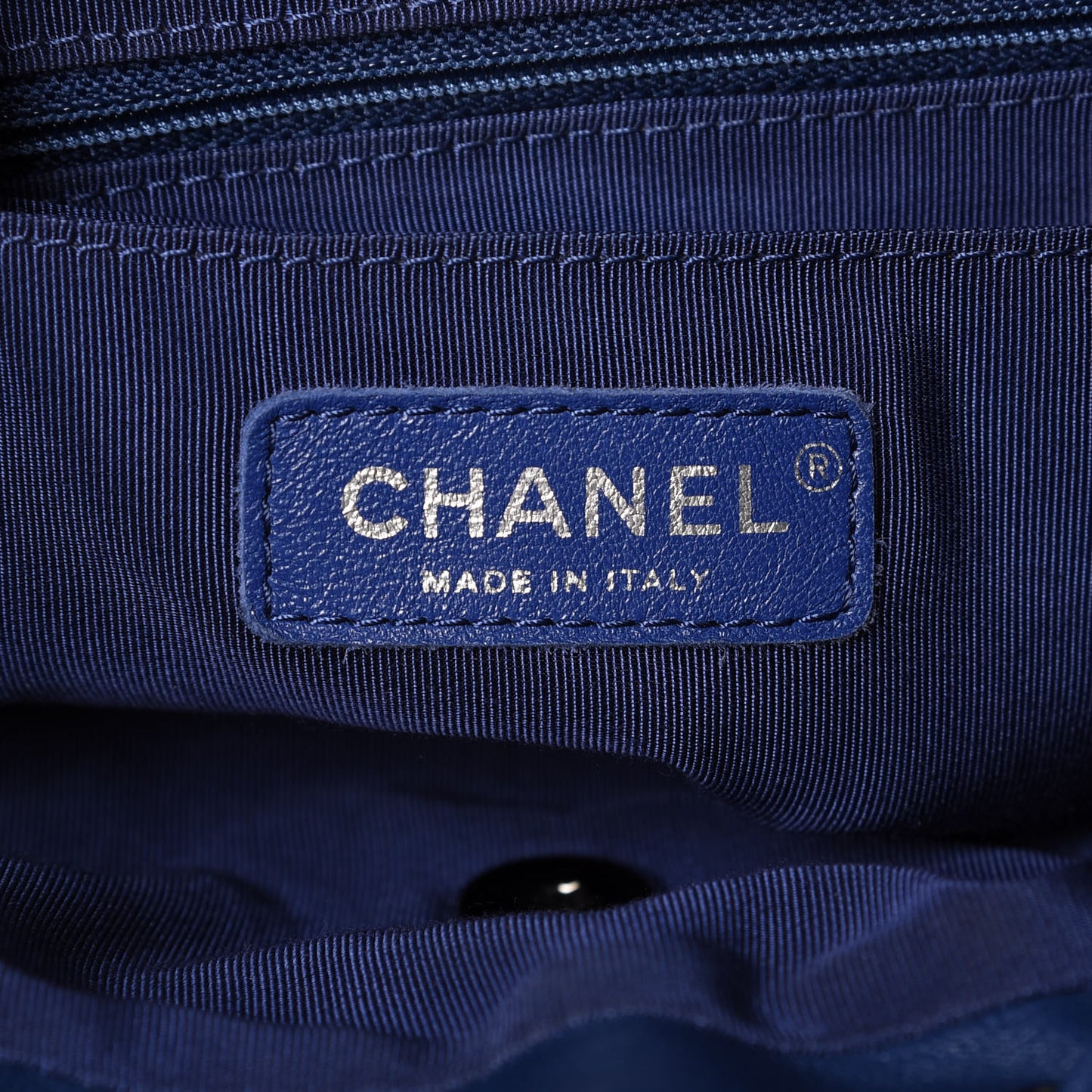 Lambskin Quilted Small Urban Spirit Backpack Blue