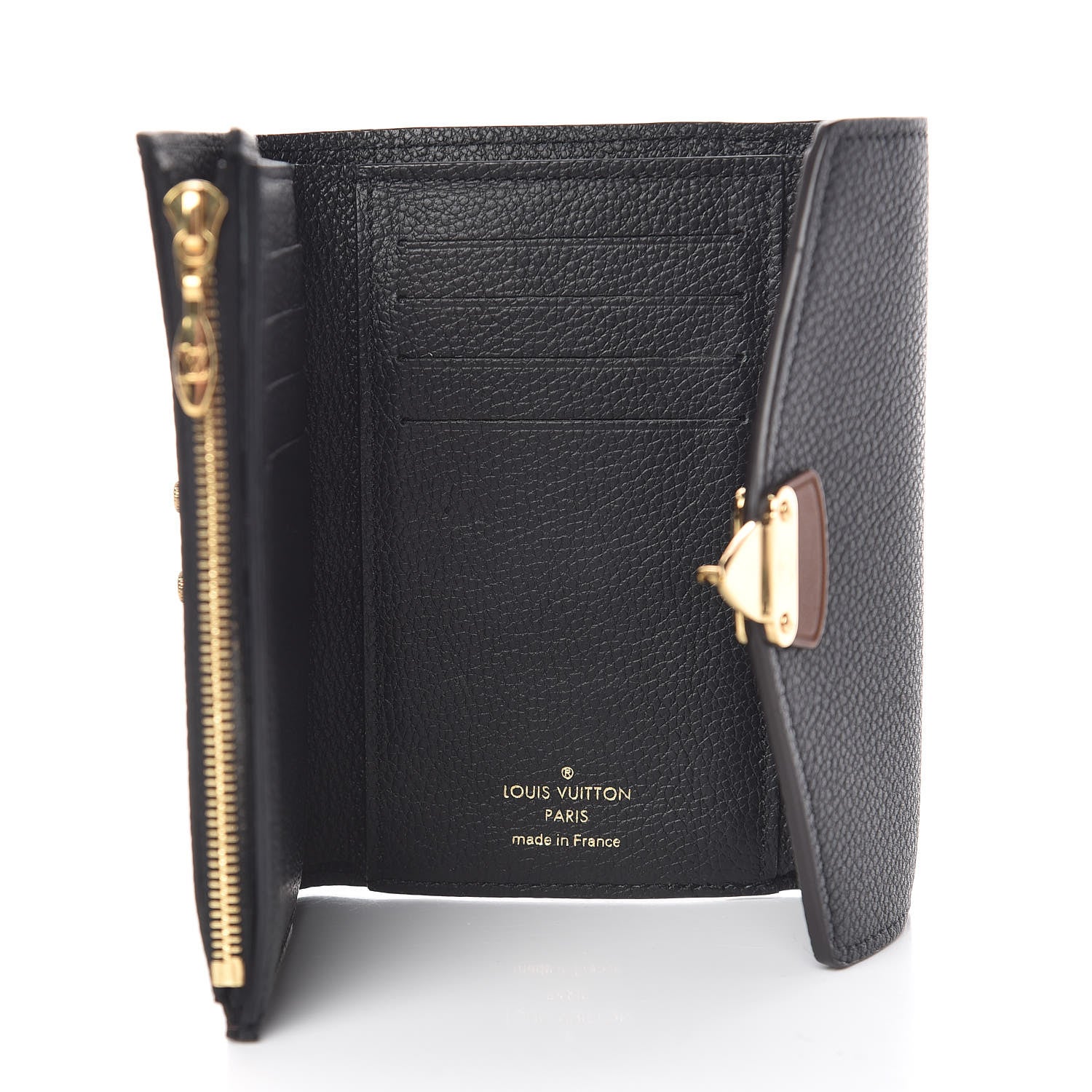 Louis Vuitton Monogram Pallas Compact Wallet NM Black 5 of 12