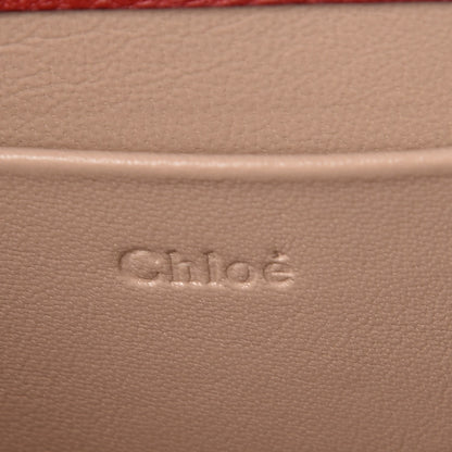 Chloe Calfskin Small Nile Bracelet Minaudiere Bag Dahlia Red 8 of 8