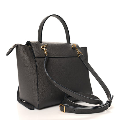 Celine Grained Calfskin Nano Belt Bag Grey 3 of 12