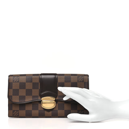 Louis Vuitton Damier Ebene Sistina Wallet 2 of 8