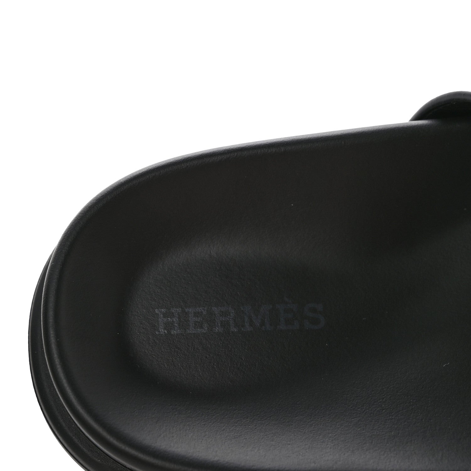 Hermes Calfskin Womens Chypre Sandals 38 Black 8 of 9