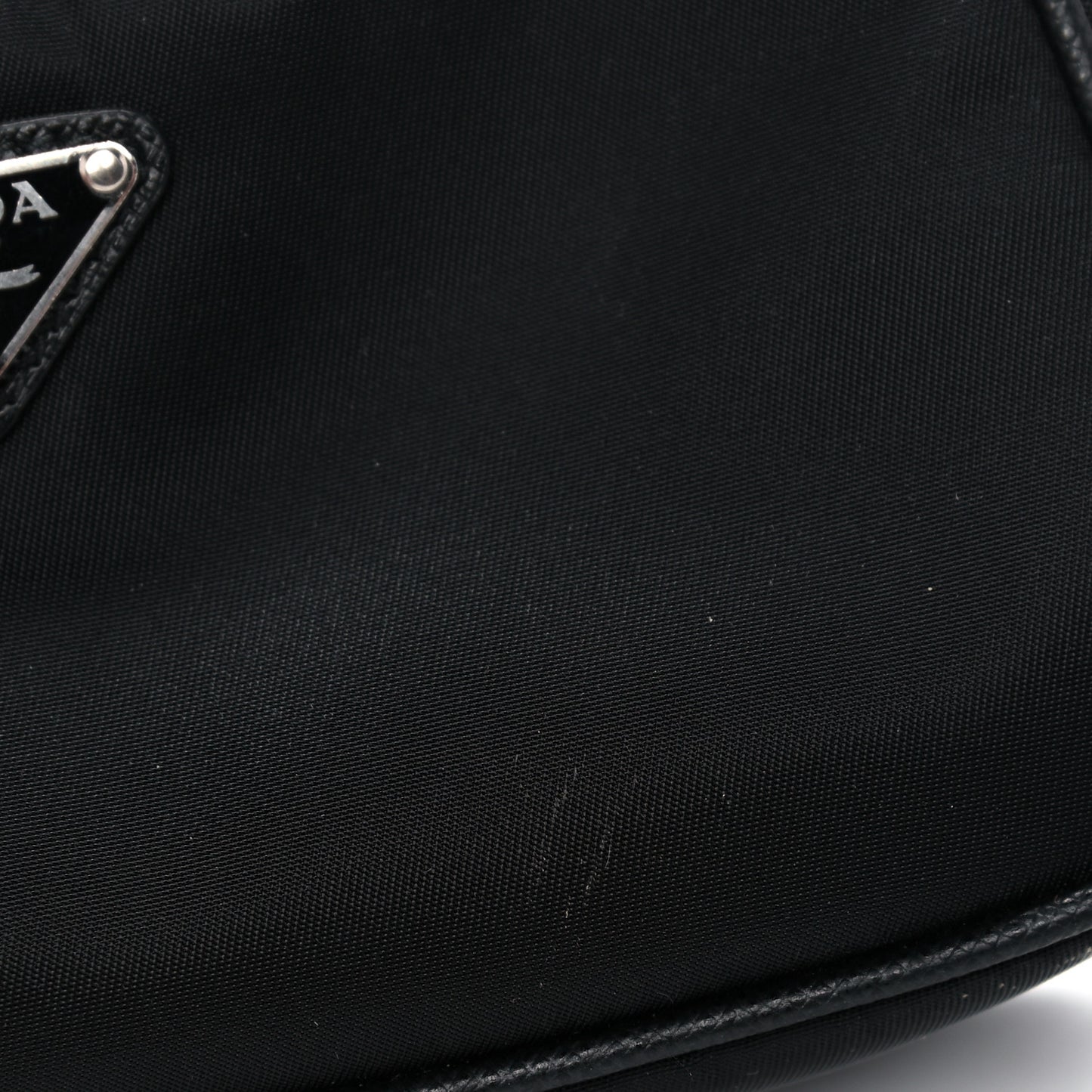 Tessuto Nylon Mini Re-Edition 2000 Shoulder Bag Black