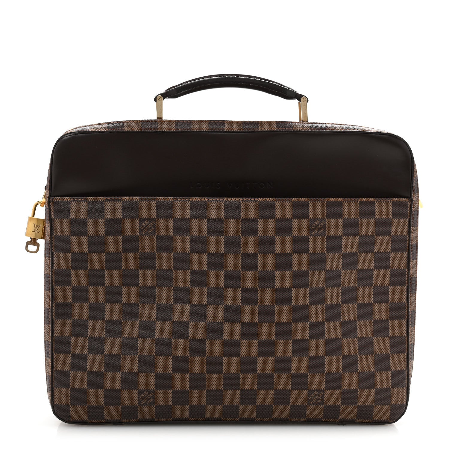 Louis Vuitton Damier Ebene Porte Ordinateur Sabana Computer Case 1 of 12