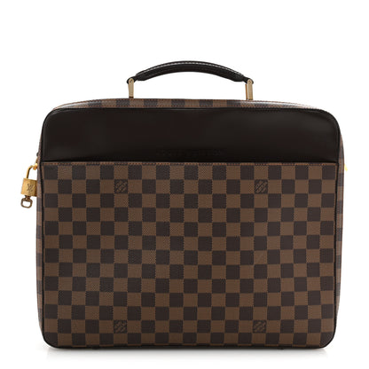 Louis Vuitton Damier Ebene Porte Ordinateur Sabana Computer Case 1 of 12