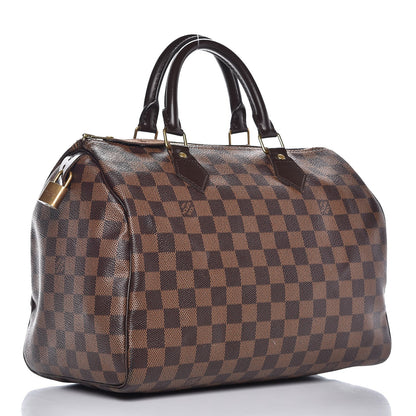 Louis Vuitton Damier Ebene Speedy 30 3 of 15