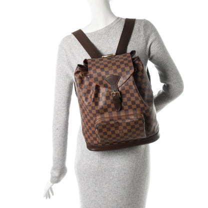 Louis Vuitton Damier Ebene Montsouris GM Backpack 2 of 8