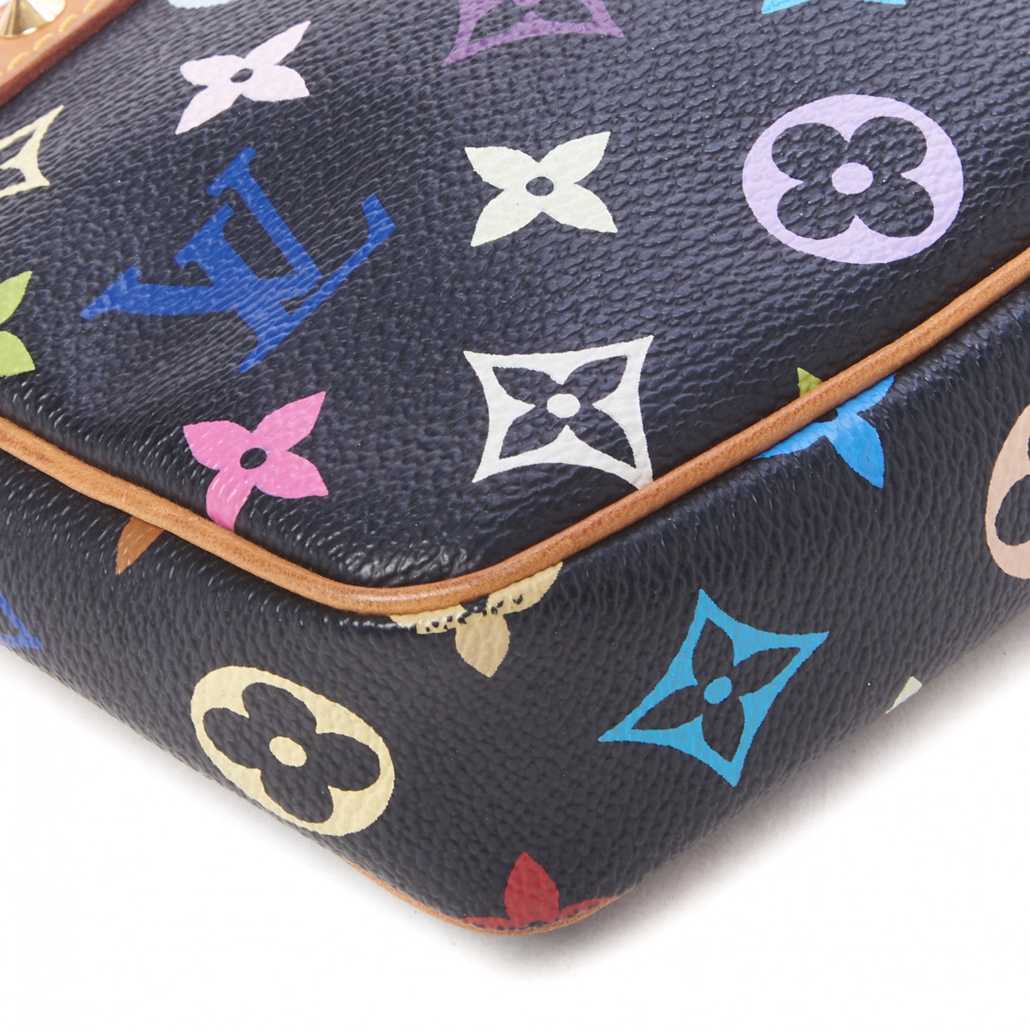 Louis Vuitton Monogram Multicolor Pochette Accessories Black 6 of 8