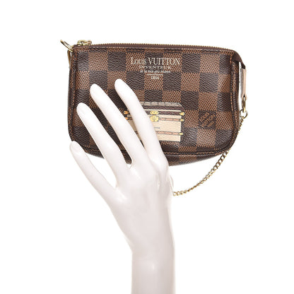 Louis Vuitton Damier Ebene Trunks and Locks Mini Pochette Accessories 2 of 8