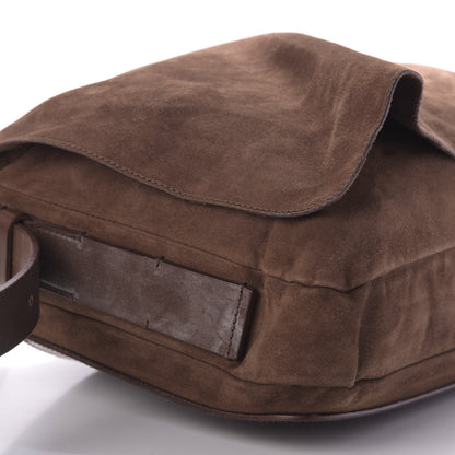 Balenciaga Baby Daim Suede Messenger Bag Brown 8 of 13
