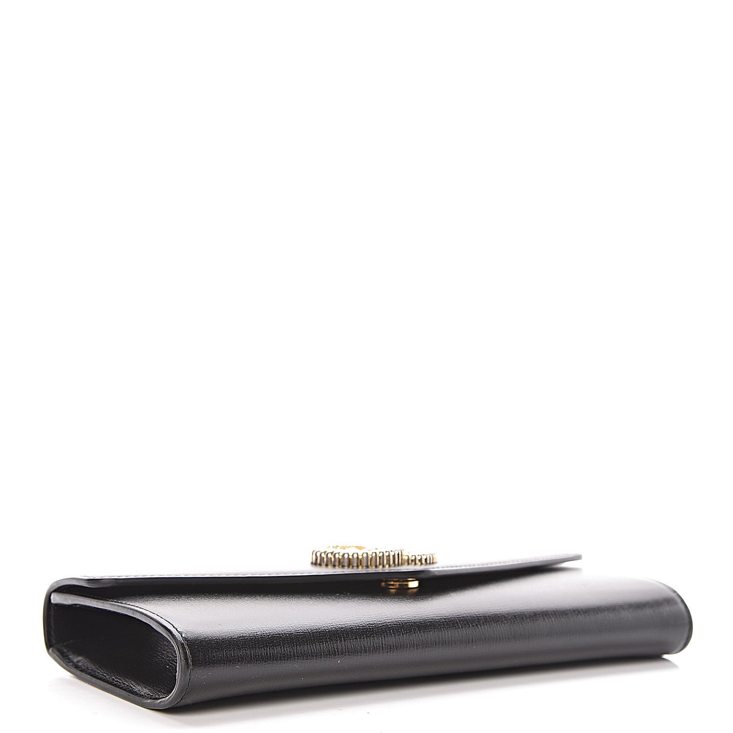 Gucci Calfskin Torchon GG Broadway Envelope Clutch Black 4 of 7