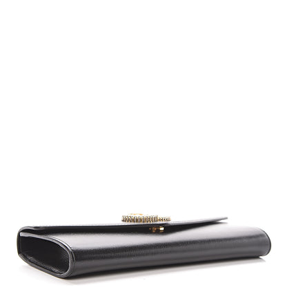 Gucci Calfskin Torchon GG Broadway Envelope Clutch Black 4 of 7