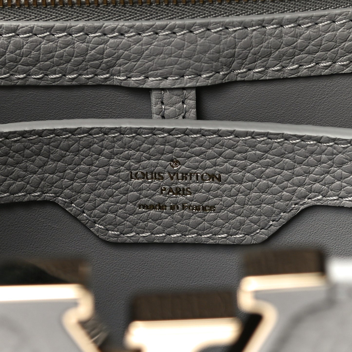Taurillon Woven Capucines PM