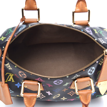 Louis Vuitton Monogram Multicolor Speedy 30 Black 5 of 14