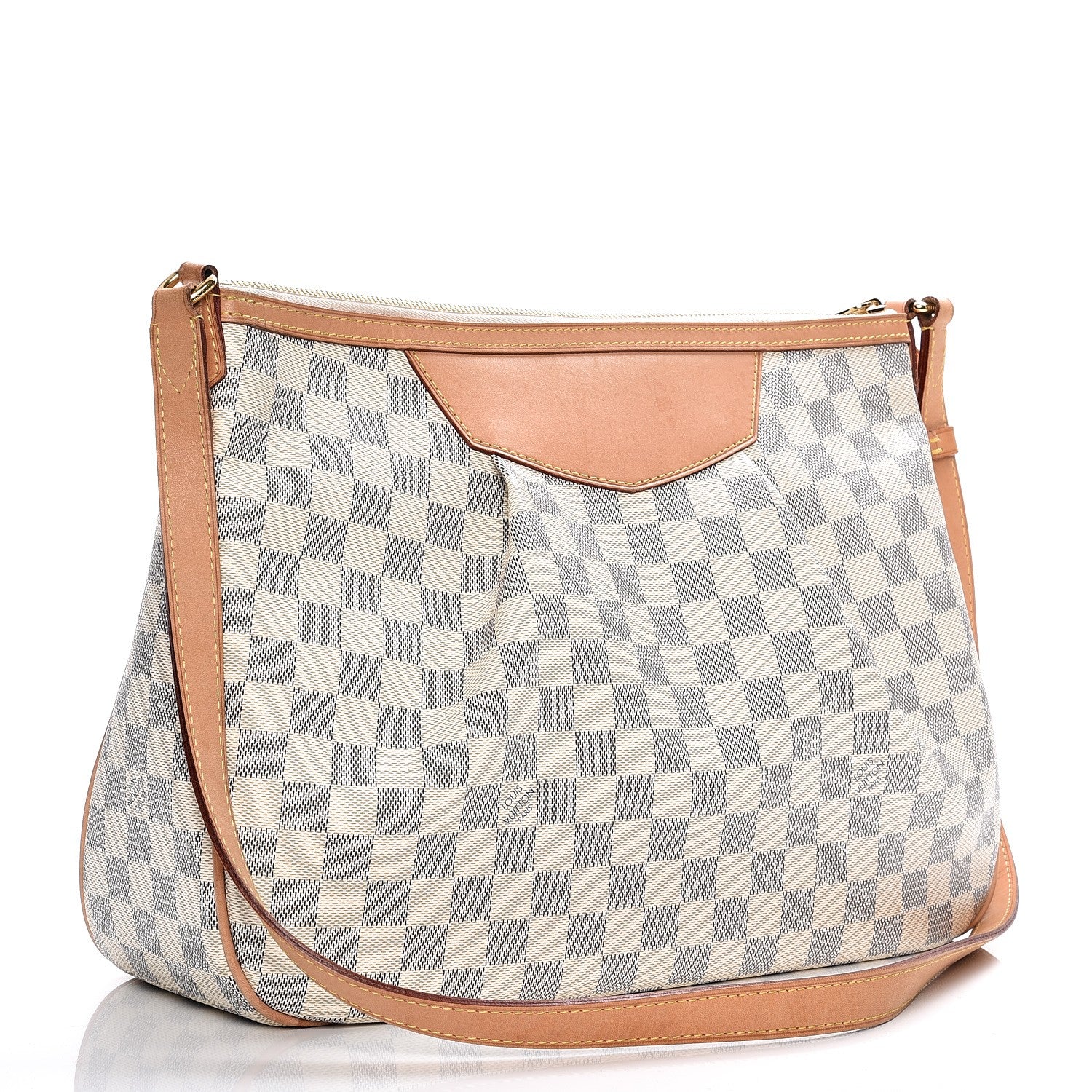 Louis Vuitton Damier Azur Siracusa MM 3 of 13
