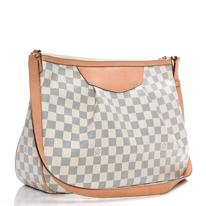 Louis Vuitton Damier Azur Siracusa MM 3 of 13