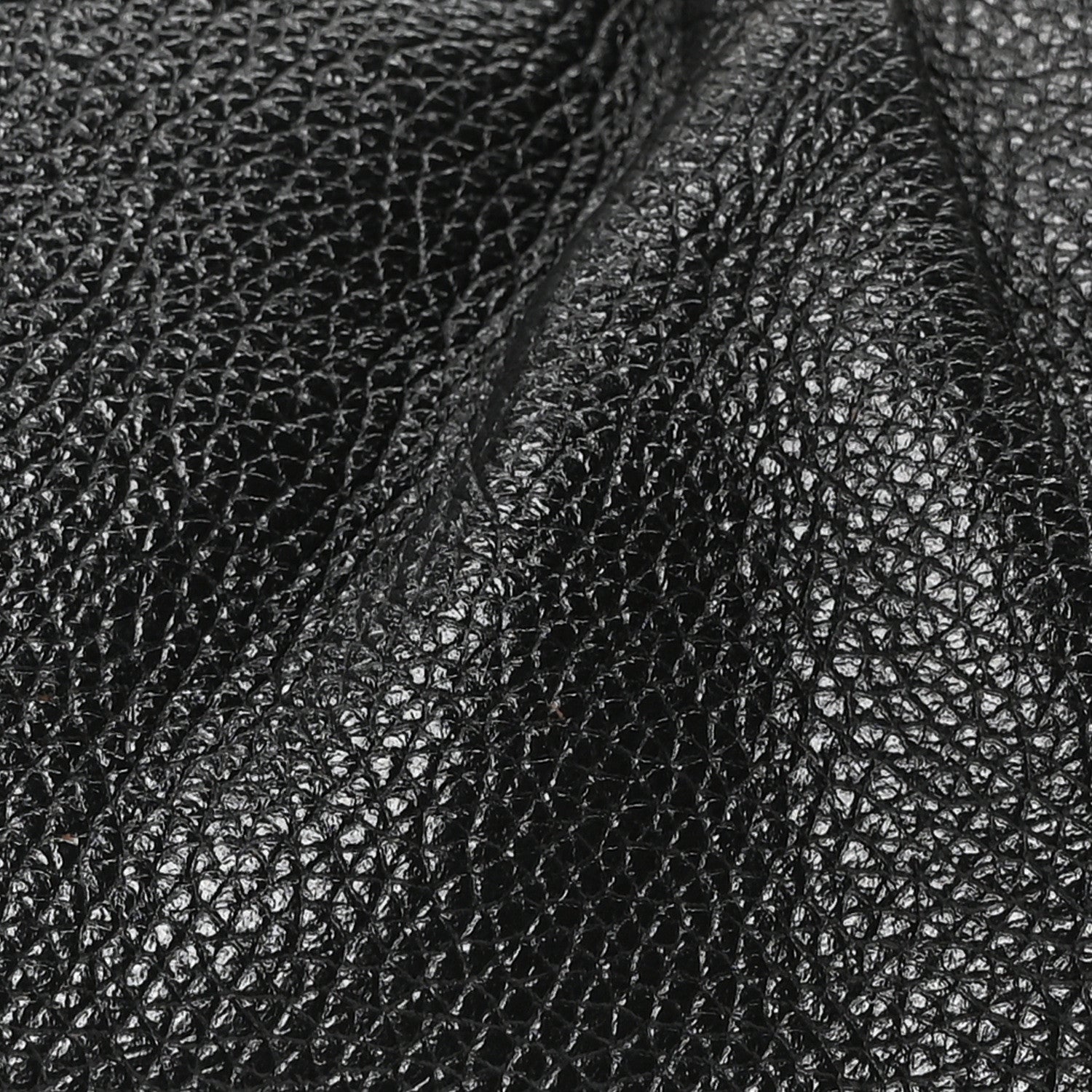 Balenciaga Grained Calfskin Logo XL Cloud Clutch Black 8 of 10