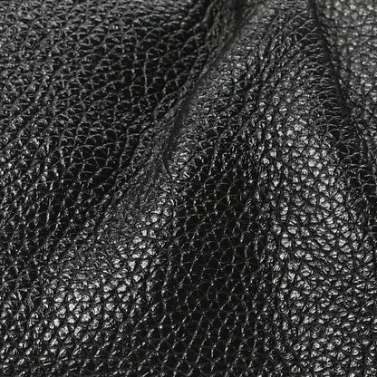 Balenciaga Grained Calfskin Logo XL Cloud Clutch Black 8 of 10