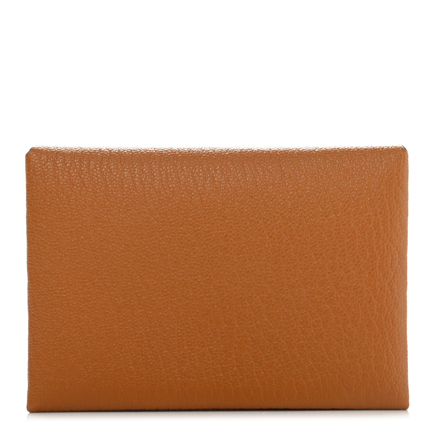 Chevre Mysore Verso Calvi Duo Card Case Caramel Rose Sakura