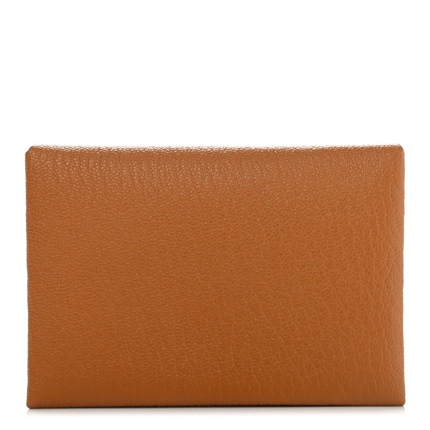 Hermes Chevre Mysore Verso Calvi Duo Card Case Caramel Rose Sakura 1 of 6