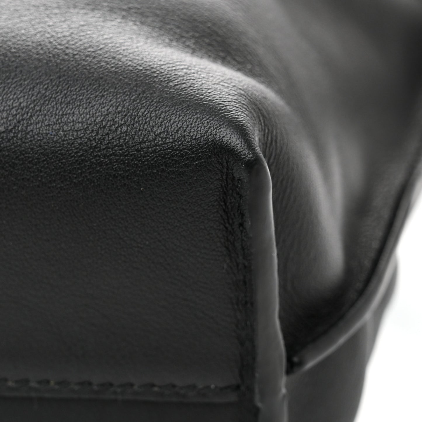 Calfskin Small Flamenco Knot Bag Black
