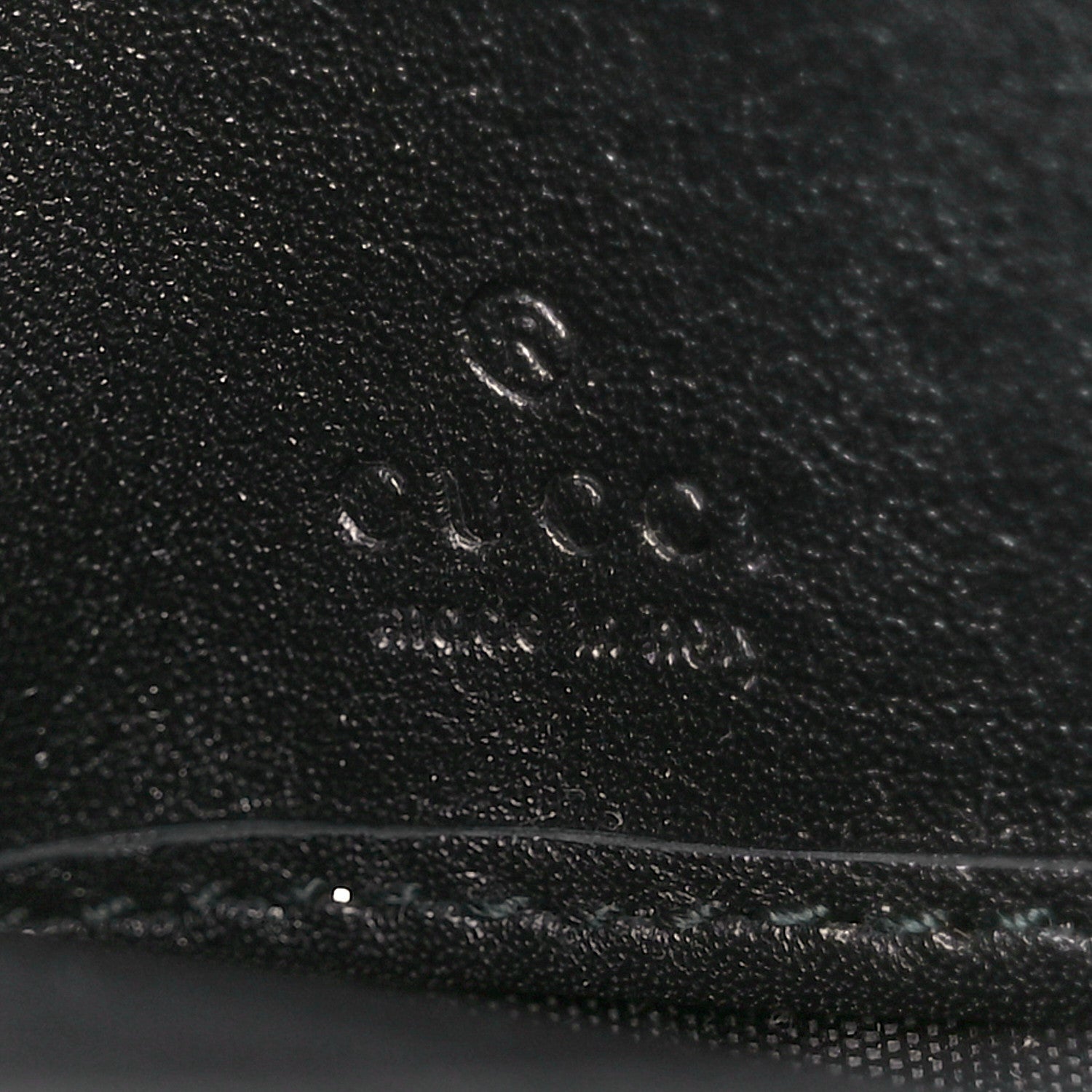 Gucci Calfskin Matelasse Pearly GG Marmont Zip Around Wallet Black 6 of 10