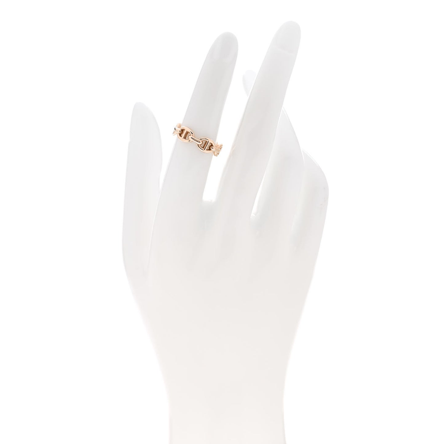 18K Rose Gold PM Chaine d'Ancre Enchainee Ring 51 5.75