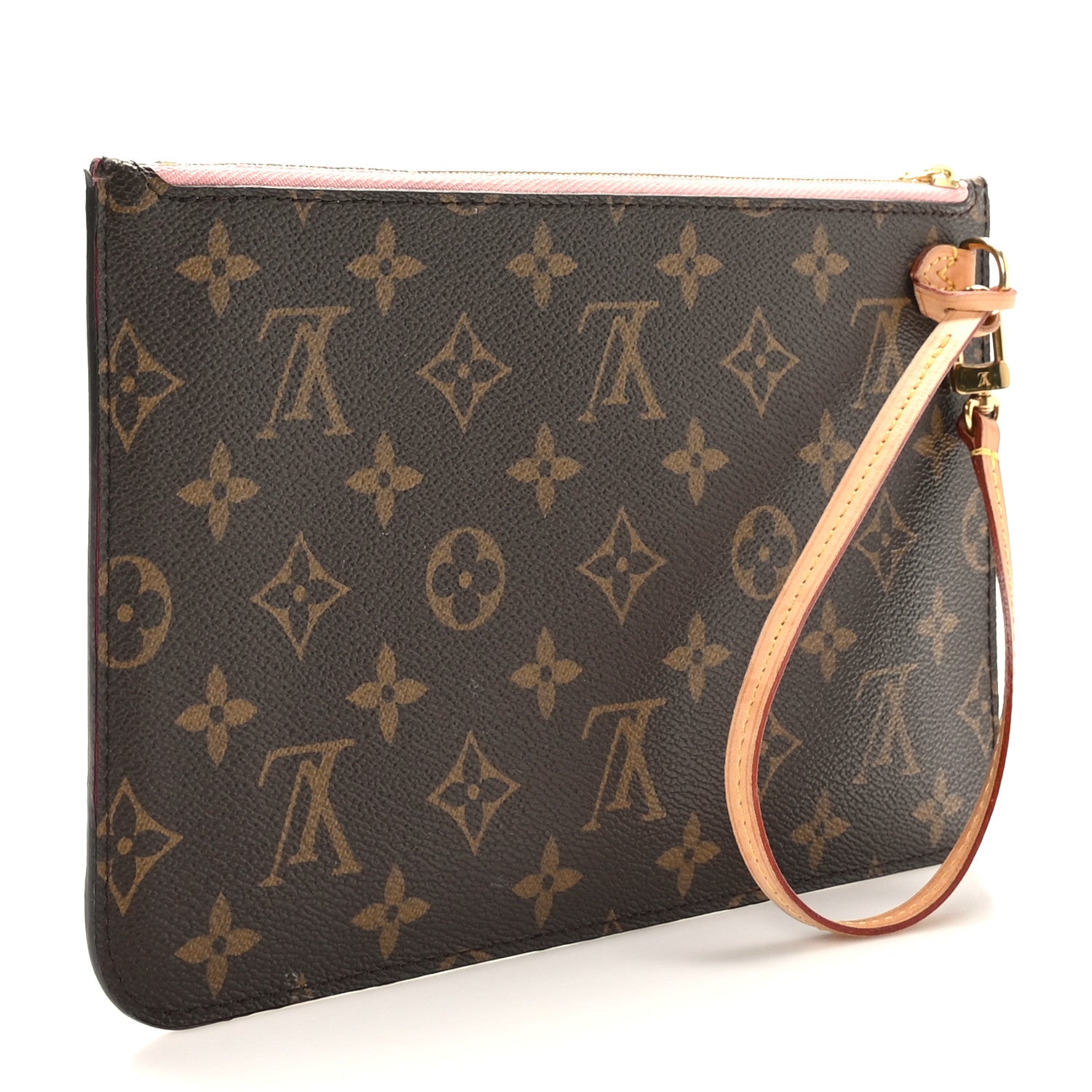 Louis Vuitton Monogram Neverfull MM GM Pochette Rose Ballerine 3 of 8