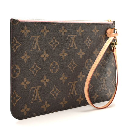Louis Vuitton Monogram Neverfull MM GM Pochette Rose Ballerine 3 of 8