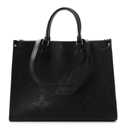 Louis Vuitton Empreinte Monogram Giant Onthego MM Black 2 of 19