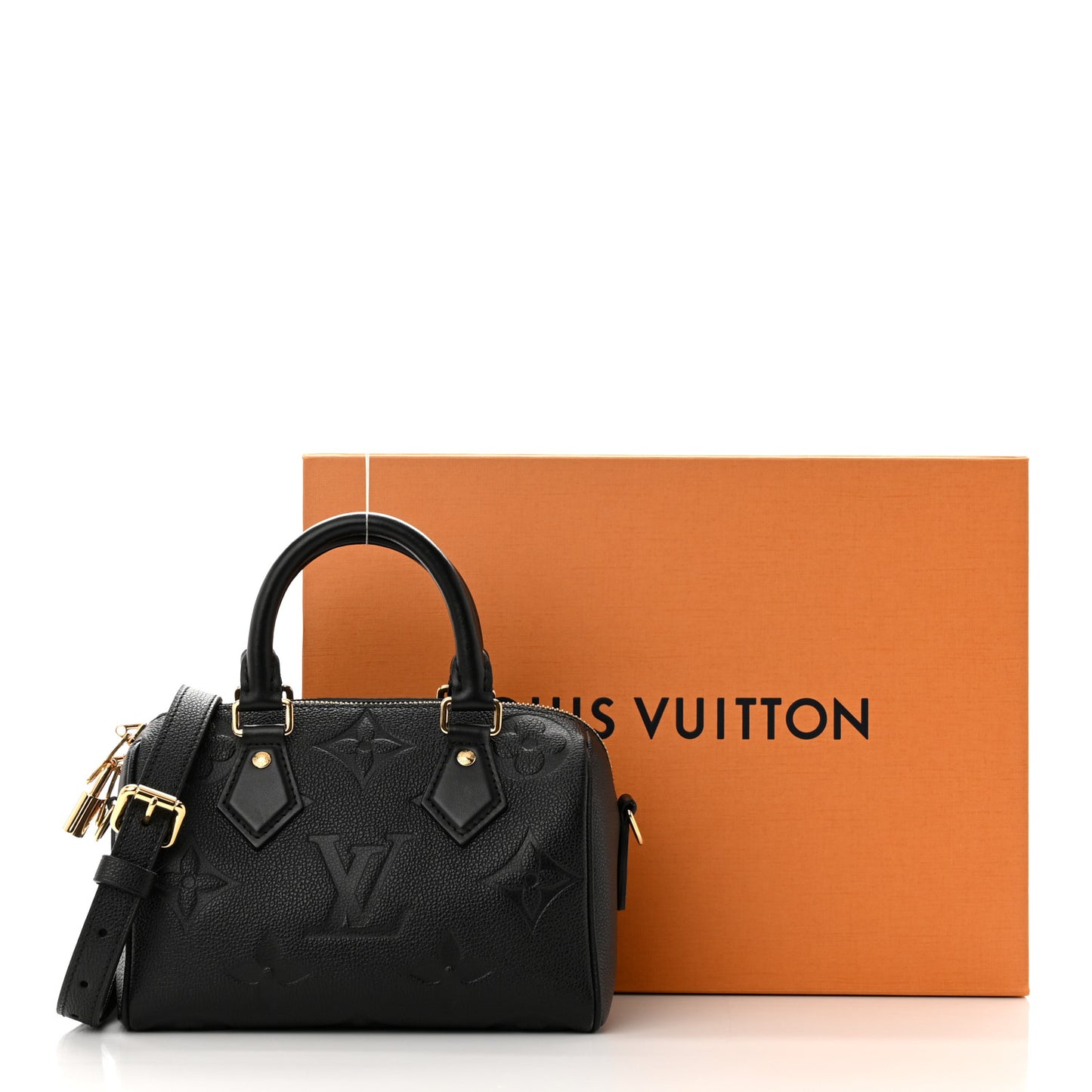 Empreinte Monogram Giant Speedy Bandouliere 20 Black