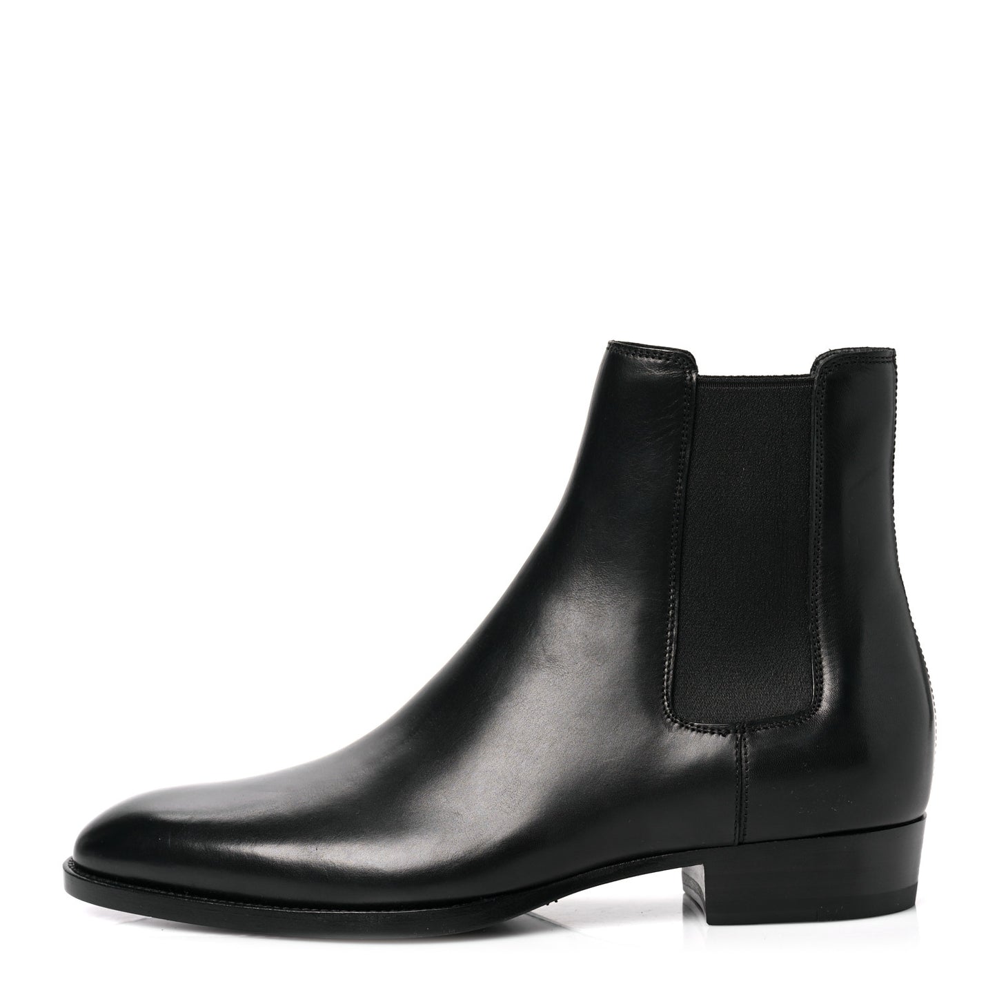 Calfskin Mens Wyatt Chelsea Boots 39 Black