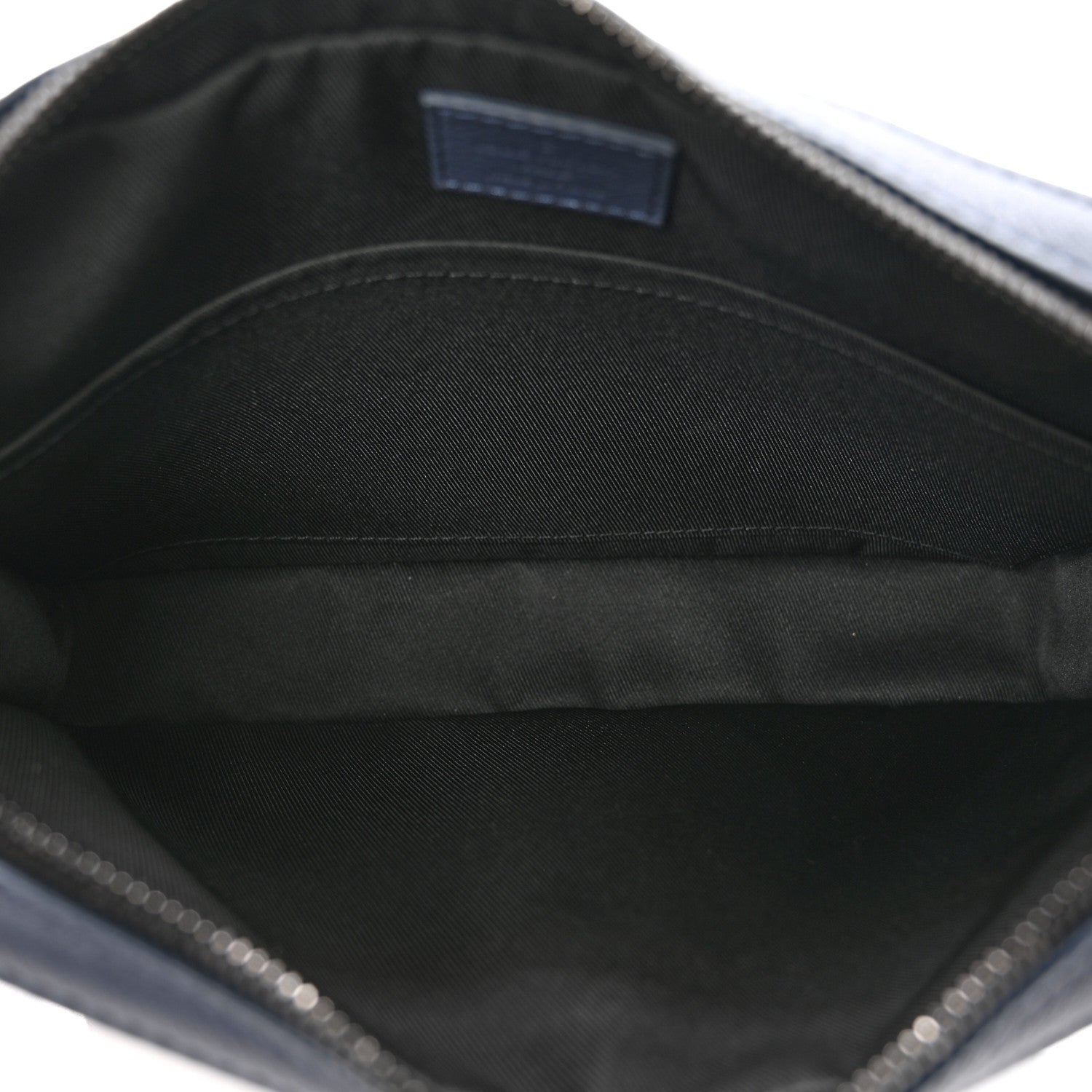 Louis Vuitton Calfskin Monogram Shadow Trio Messenger Navy River Blue 6 of 9