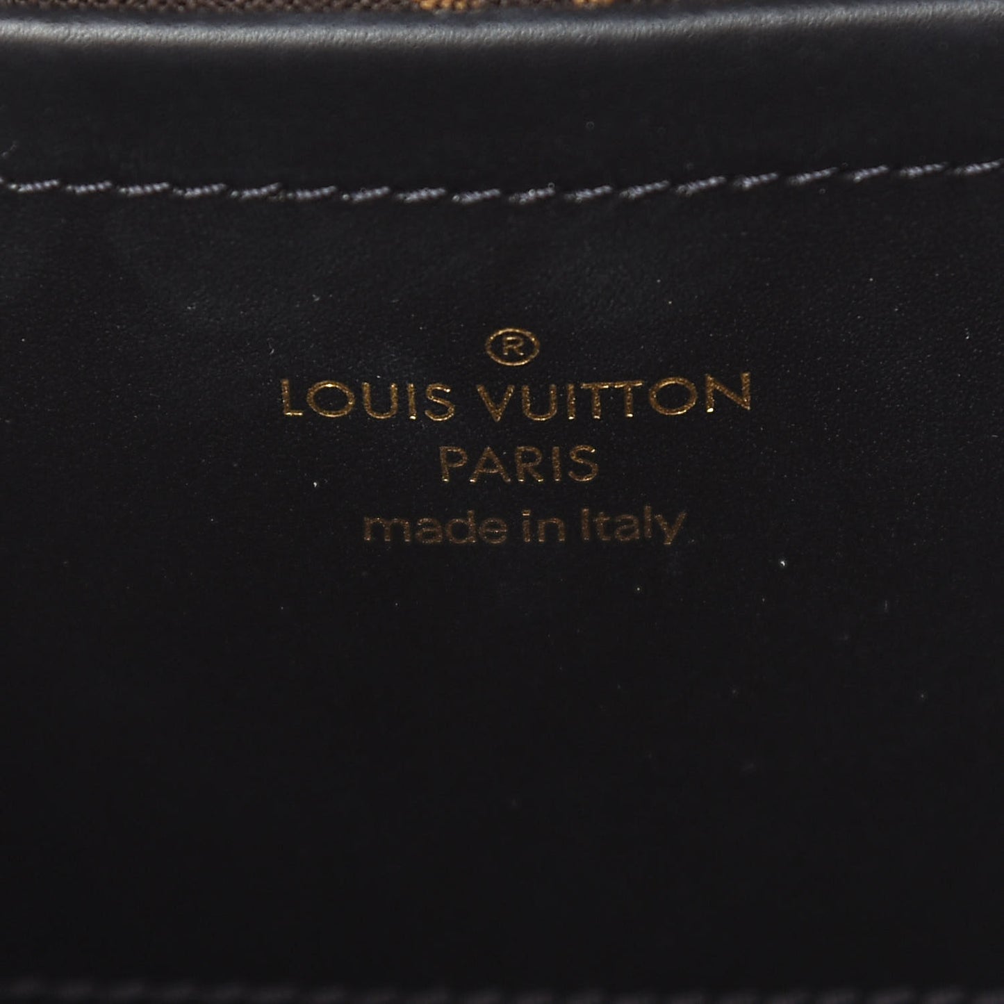Calfskin Monogram Embossed Utility Crossbody Black