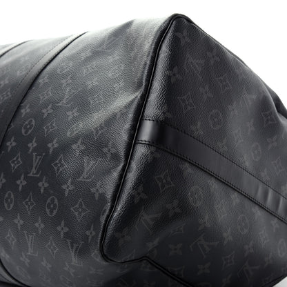 Louis Vuitton Monogram Eclipse Keepall Bandouliere 55 6 of 11