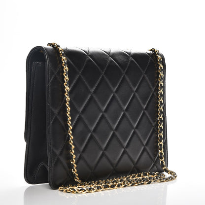 Chanel Lambskin Quilted Medium Golden Class Flap Black 3 of 8