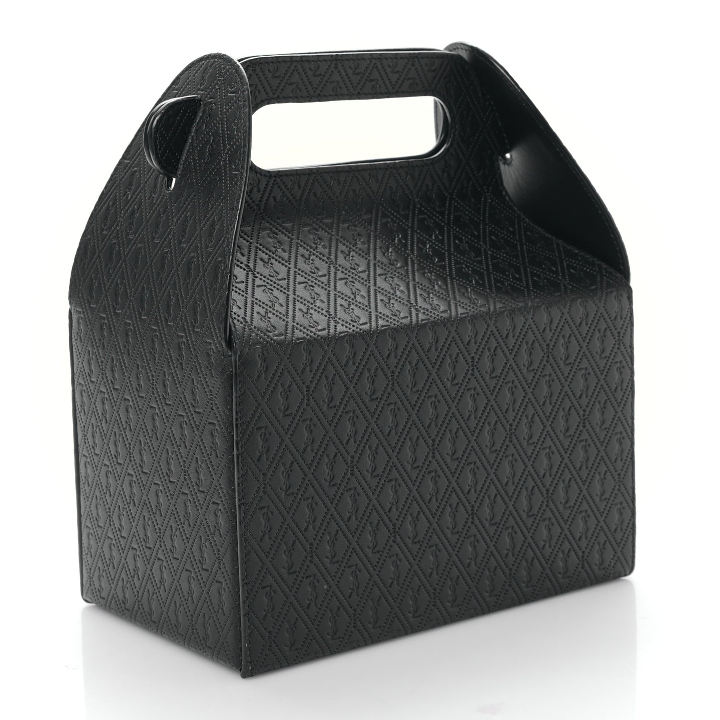 Calfskin Monogram Take Away Box Black