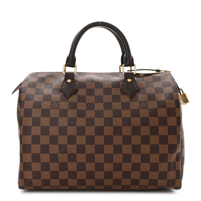 Louis Vuitton Damier Ebene Speedy 30 1 of 10