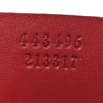 Gucci Calfskin Matelasse Medium GG Marmont Shoulder Bag Hibiscus Red 7 of 10