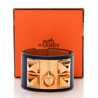 Hermes Swift Collier De Chien CDC Bracelet S Bleu Saphir 5 of 5