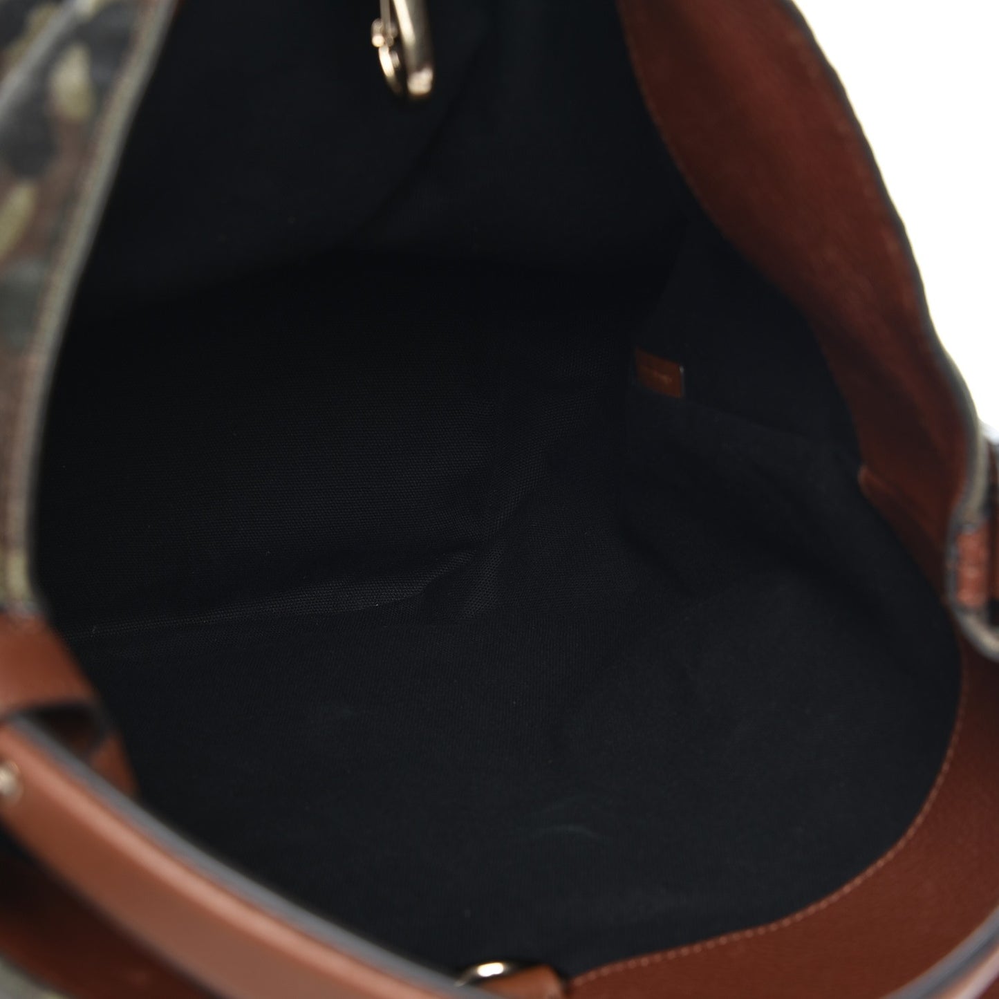 Canvas Mega Check Camouflage Medium Susanna Hobo Russet Brown