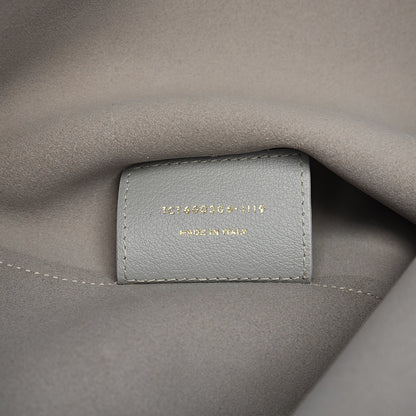 Saint Laurent Calfskin North-South Shopping Tote Oyster Grey 6 of 9