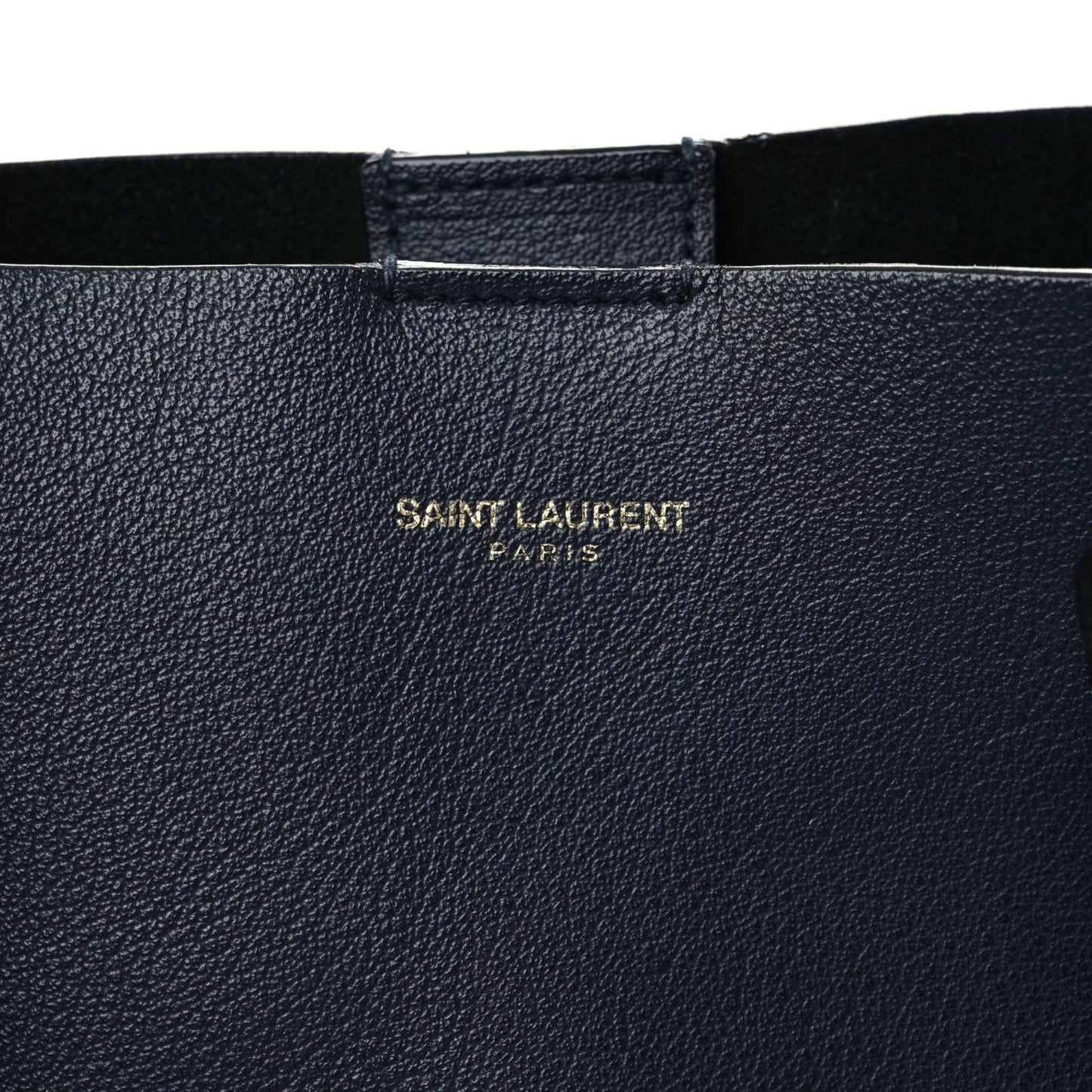 Calfskin Large Shopping Tote Deep Marine