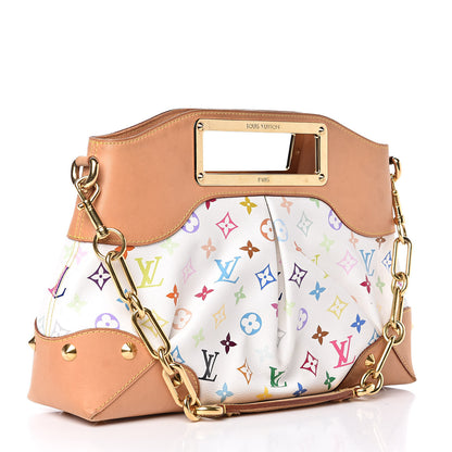 Louis Vuitton Monogram Multicolor Judy MM White 3 of 16